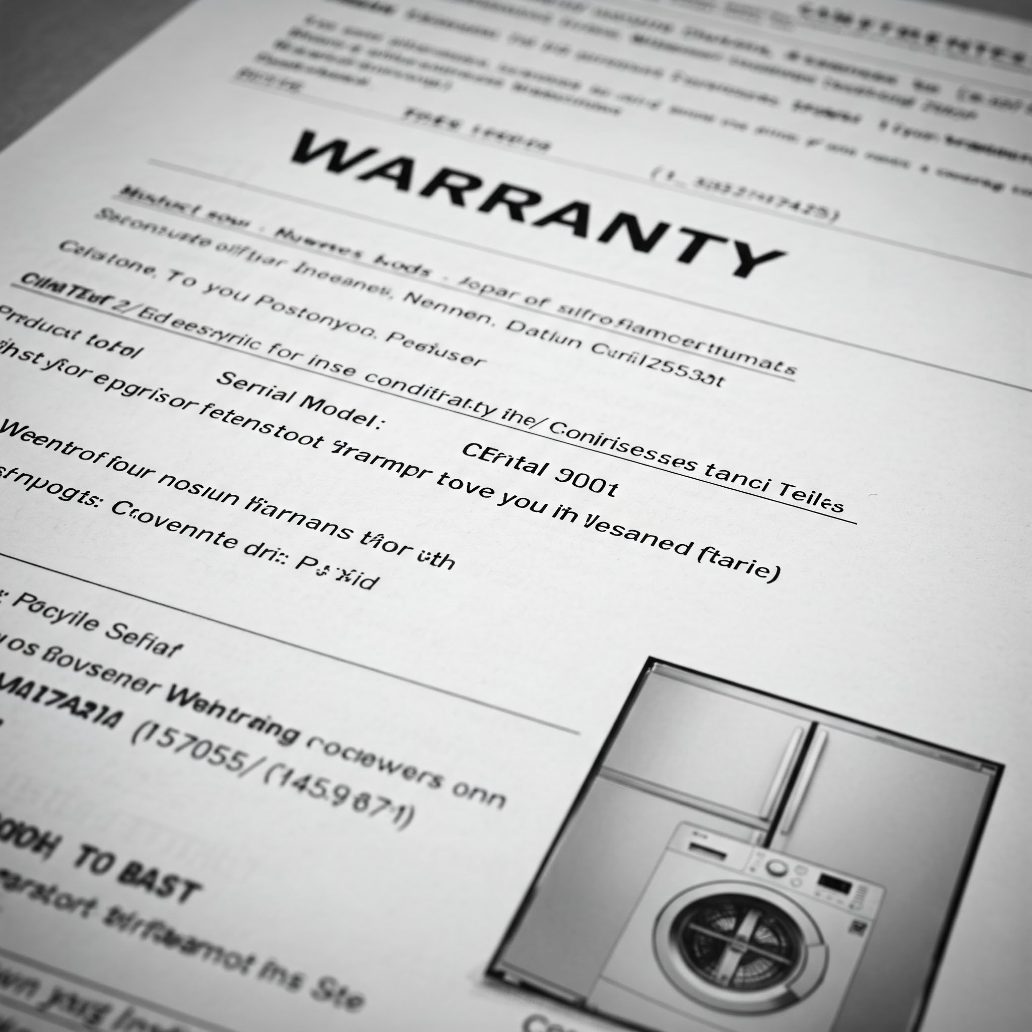 Appliances & Warranty